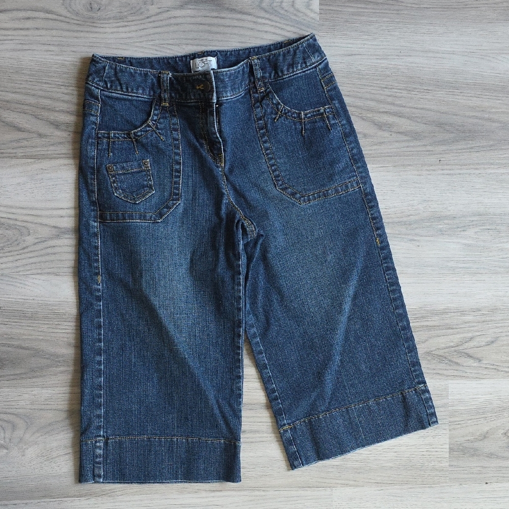 Ann Taylor LOFT Blue Denim Jeans Size: 6